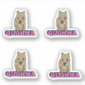 Cute Quokka Sticker (Voorkant)