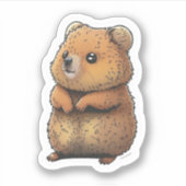 Cute Quokka Sticker (Voorkant)