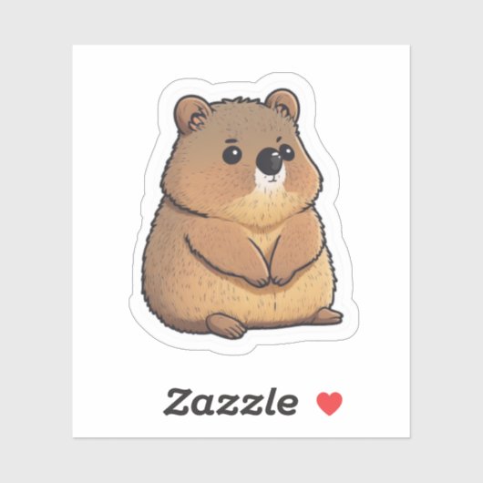 Cute Quokka Sticker (Vel)