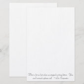 Cute quote Briefpapier (Voorkant / Achterkant)