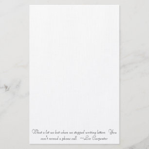 Cute quote Briefpapier