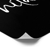 Cute Quote For Women Sarcastic Gag Gift Poster (Hoek)