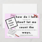 Cute Quote hoe ik van de kaarten hou (Voorkant / Achterkant)