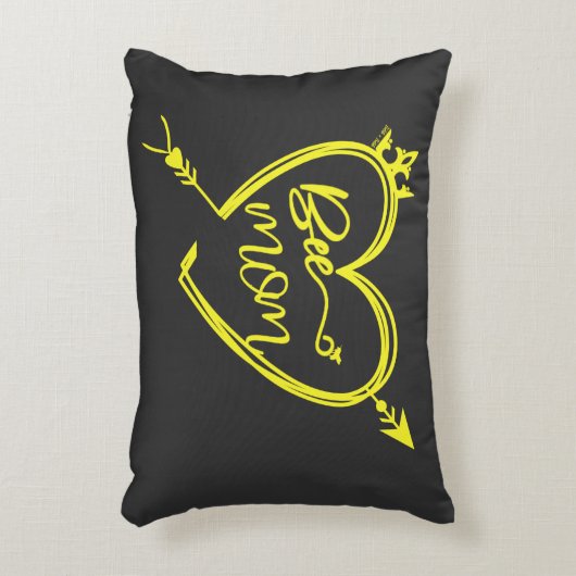 Cute quote op zwarte kussen (Voorkant(Verticaal))