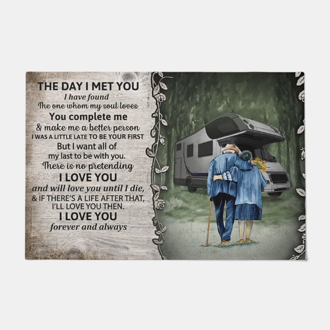 Cute Quotes Decor, Gift To Lover Deurmat (Voorkant)