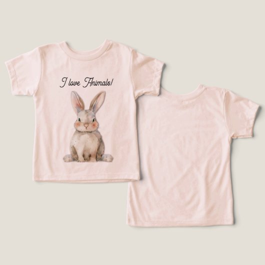 Cute Rabbit (Ontwerp Voorkant & Achterkant)