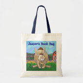 Cute Rabbit Animal Parade Book Bag Tote Bag (Voorkant)