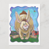 Cute Rabbit Animal Parade Briefkaart (Voorkant)