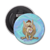Cute Rabbit Animal Parade Button Flesopener (Voorkant)