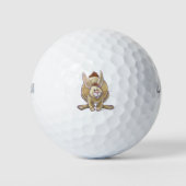 Cute Rabbit Animal Parade Golfballen (Voorkant)