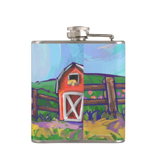 Cute Rabbit Animal Parade Heupfles (Achterkant)