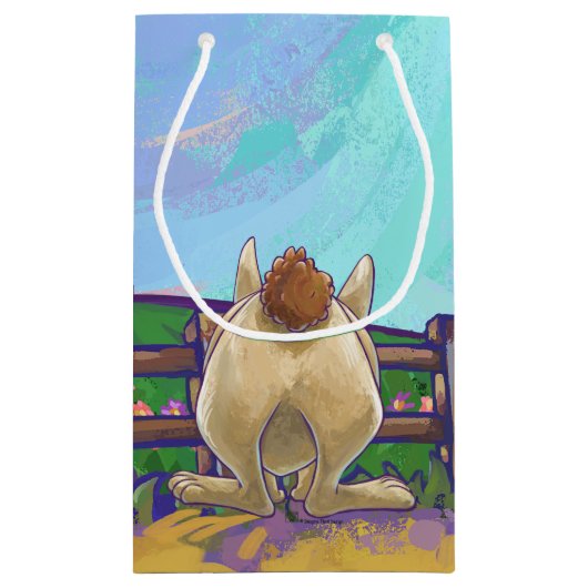 Cute Rabbit Animal Parade Klein Cadeauzakje (Achterkant)