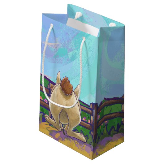 Cute Rabbit Animal Parade Klein Cadeauzakje (Achterkant Gekanteld)