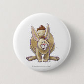 Cute Rabbit Animal Parade Ronde Button 5,7 Cm (Voorkant)