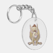 Cute Rabbit Animal Parade Sleutelhanger (Voorkant Links)