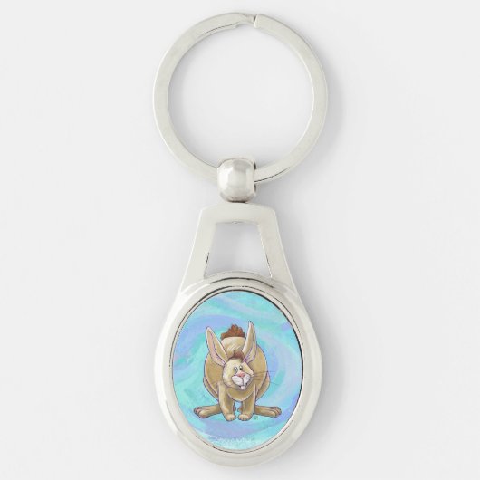 Cute Rabbit Animal Parade Sleutelhanger (Voorkant)