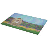 Cute Rabbit Animal Parade Snijplank (Hoek)