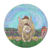 Cute Rabbit Animal Parade Snijplank (Voorkant)