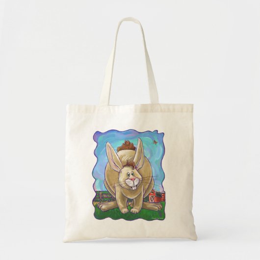 Cute Rabbit Animal Parade Tote Bag (Voorkant)