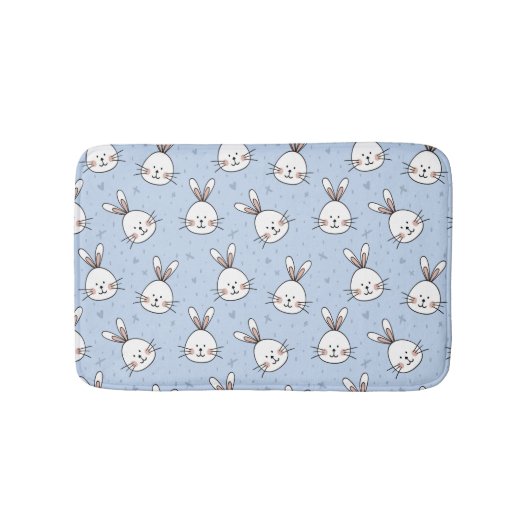 Cute Rabbit Badmat (Voorkant)