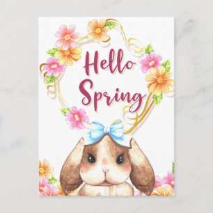 Cute Rabbit Briefkaart