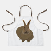 Cute Rabbit Bunny Kinderen Schort (Voorkant)