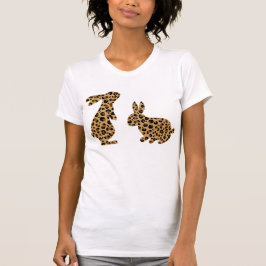 Cute rabbit bunny leopard easter T-Shirt