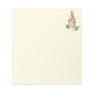 CUTE  RABBIT , BUNNY VANILLA NOTEPAD NOTITIEBLOK