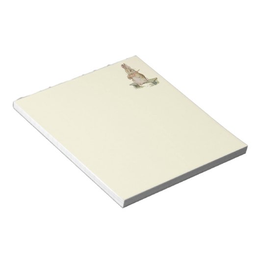 CUTE  RABBIT , BUNNY VANILLA NOTITIEBLOK (Schuin)