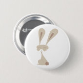 Cute Rabbit Button (Voorkant /achterkant)