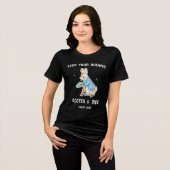 Cute Rabbit Carrot Lover T-Shirt  (Voorkant volledig)