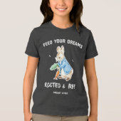 Cute Rabbit Carrot Lover T-Shirt | Feed Your Dream (Voorkant)