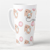 Cute Rabbit Cartoon Bunny Donut Pattern Childs Mok (Linkerhoek)