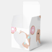 Cute Rabbit Cartoon Bunny Girls Birthday Bedankdoosjes (Geopend)