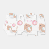 Cute Rabbit Cartoon Bunny Girls Birthday Bedankdoosjes (Uitgevouwen)