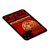 Cute Rabbit Chinese Year Zodiac Birthday VPM Magneet (Rechterzijde)