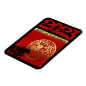 Cute Rabbit Chinese Year Zodiac Birthday VPM Magneet (Linkerzijde)