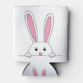 Cute Rabbit Clipart Peaking Cute Animals Bunny Art Blikjeskoeler (Voorkant)