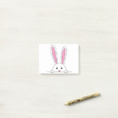 Cute Rabbit Clipart Peaking Cute Animals Bunny Art Post-it® Notes (Op bureau)
