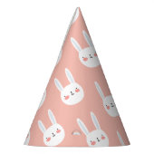 Cute Rabbit colorful Birthday Feesthoedjes (Links)