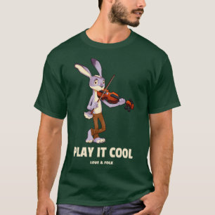 Cute Rabbit die een Violin speelt T-shirt