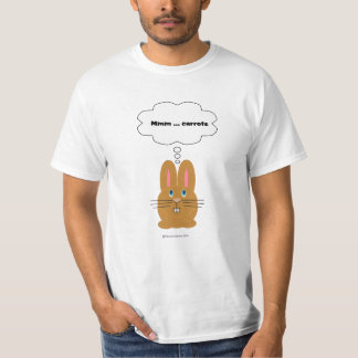 Cute Rabbit dromen van wortelen T-shirt