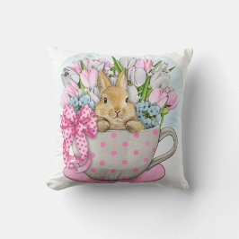 Cute Rabbit Flower Pot Kussen