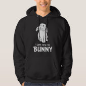 Cute Rabbit Ik hou gewoon van mijn Bunny Hoodie (Voorkant)