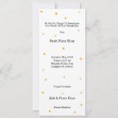 Cute Rabbit in Magical Night With Moon And Stars (Achterkant)