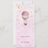 Cute Rabbit In Magical Night With Moon And Stars (Voorkant)