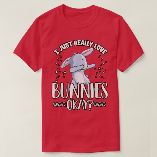 Cute Rabbit Lover Graphic Women Men Kids Bunny T-shirt (Design voorkant)