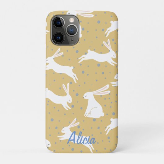 Cute Rabbit Pattern Design - Case-Mate iPhone Case (Achterkant)