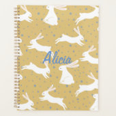 Cute Rabbit Pattern Design - Planner (Voorkant)