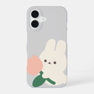 Cute Rabbit Phone Case – Aesthetic Bunny Design iPhone 16 Hoesje